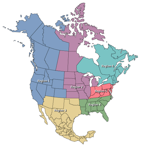 All Regions Map